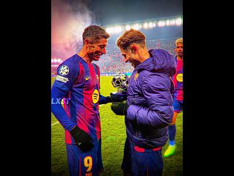 Lewandowski Doesn’t Like The Cold 😂