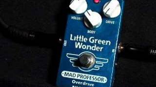 Video thumbnail for Mad Professor Little Green Wonder Overdrive Pedal by ProGuitarShopDemos
