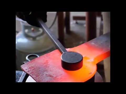 Forging a Hog Splitter Cleaver Credit Rigoni Ironworks