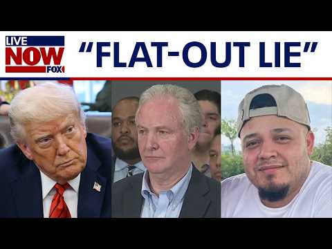 Video | Sen. Van Hollen speaks after meeting Kilmar Abrego Garcia, Trump calls him a "fool"