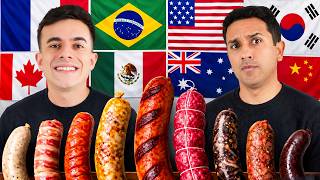 PROVEI SALSICHAS DO MUNDO INTEIRO! (feat @eeeats  )