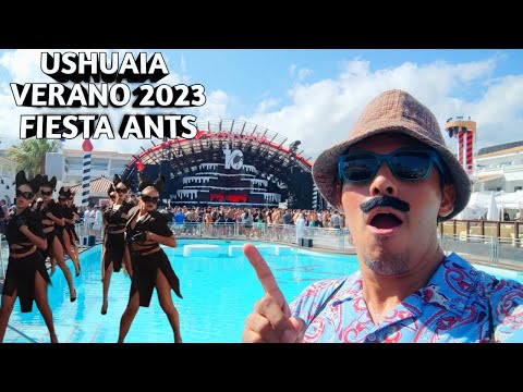 Mi primera vez en Ushuaia: El Club mas grande al aire libre en Ibiza/Fiesta Ants/Playa D´en Bossa