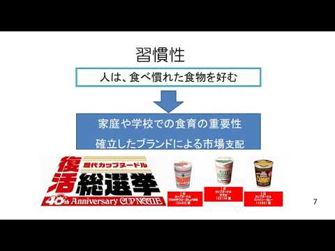 食料環境経済学科　模擬講義（消費行動研究室・菊島先生）
