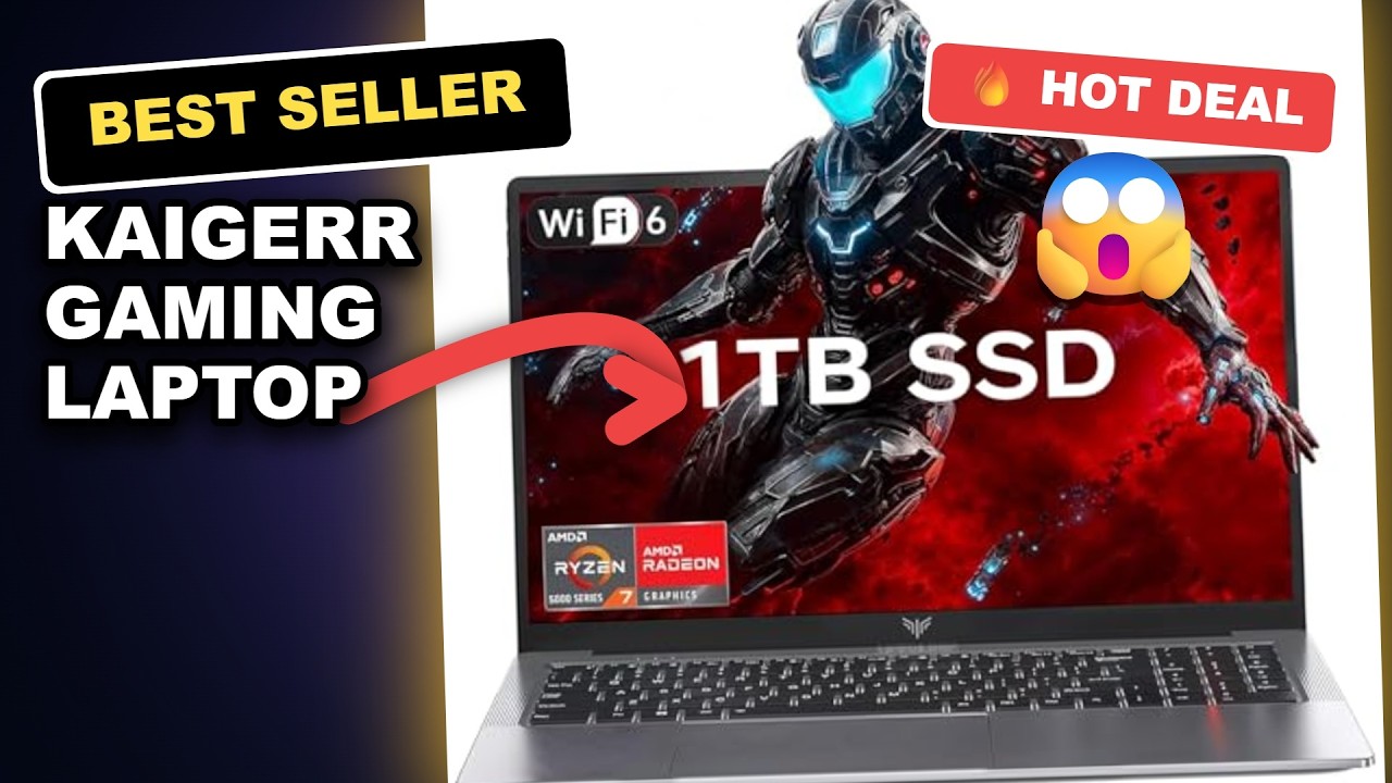 KAIGERR Gaming Laptop Honest Review: Is It Worth It for Creative Tasks in 2026? review video
