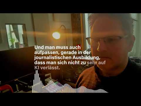 Jenz Steiner über KI im Journalismus