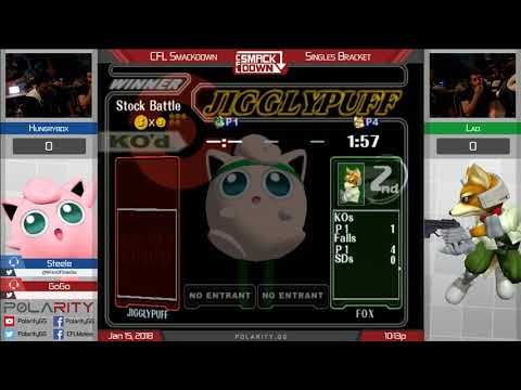 CFL Smackdown 159 Melee - Hungrybox (Puff) vs Lad (Fox) - Singles