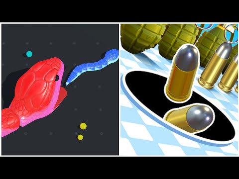 Attack Hole 3D vs Snake Clash.io - (Max Level, Mobile Games), ASMR Game