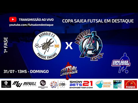 ANDREOLI X BORROLÓ  COPA FUTSAL EM DESTAQUE SAJEA
