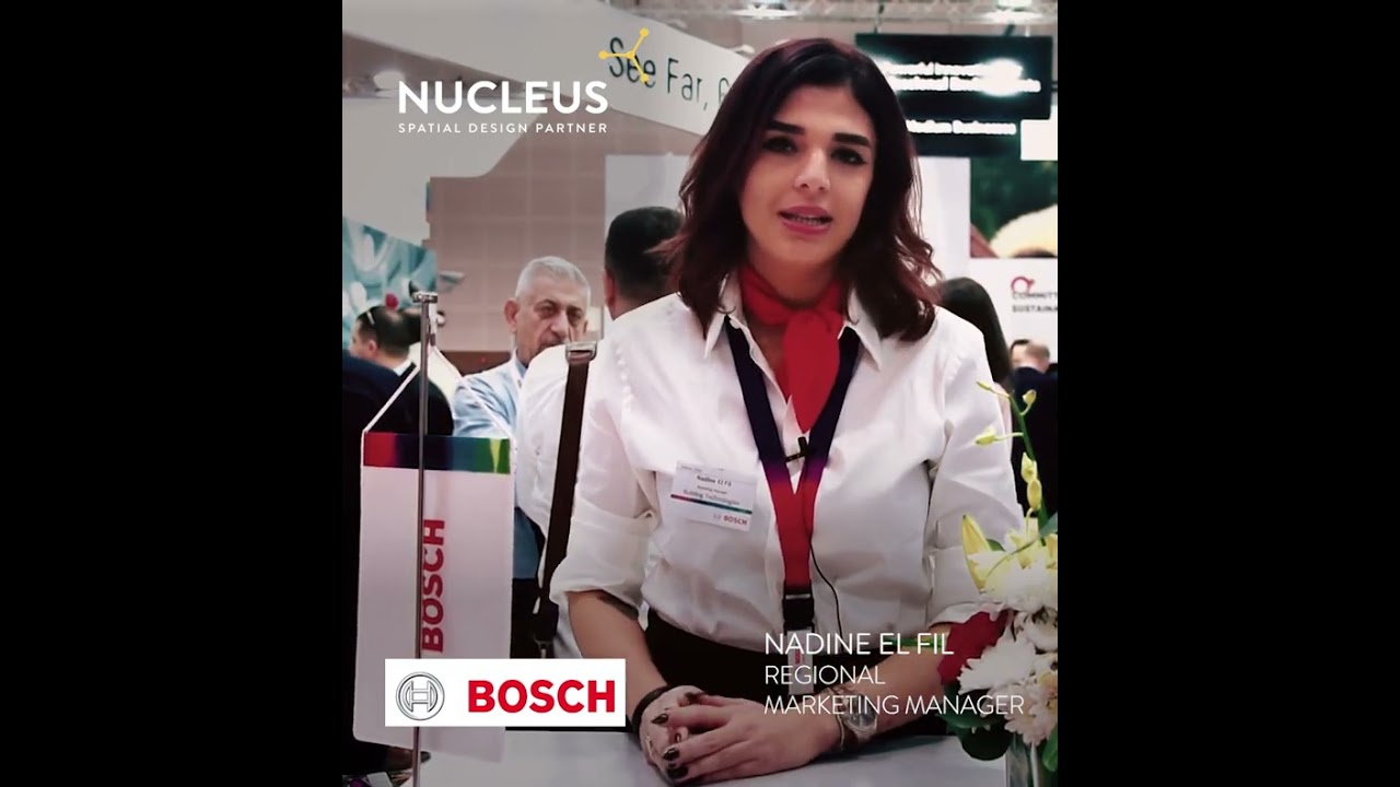 Bosch testimonial for nucleus exhibitions