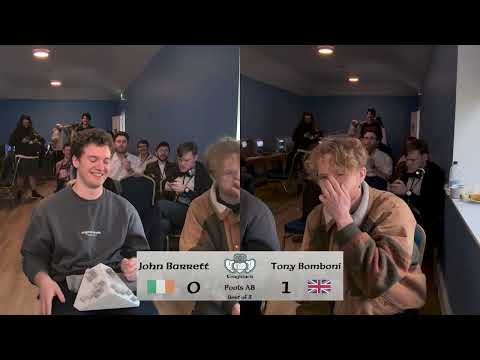 John Barrett vs Tony Bomboni – Teaghlach – Pools