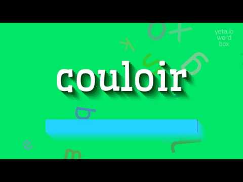 How to say "couloir"! (High Quality Voices)