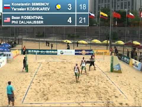 Rosenthal/Dalhausser  vs. Semenov/Koshkarev - Fuzhou Open 2013