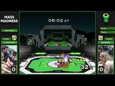 Mass Madness 52 SSBM - OUG | Electroman (Fox) vs. bonfire10 (Sheik) - Melee LF