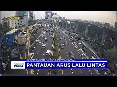 NTMC POLRI - PANTAUAN ARUS LALU LINTAS SORE 10/12/2025