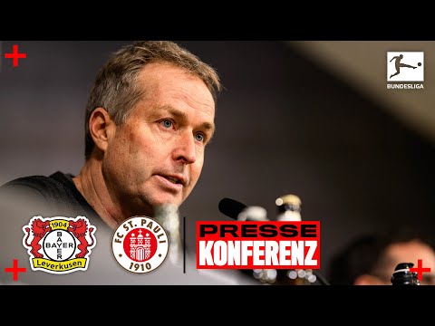 RE-LIVE: PK mit Kasper Hjulmand vor Bayer 04 Leverkusen 🆚 St. Pauli | Bundesliga, 22. Spieltag