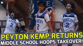 Peyton Kemp Drops 29 Points In First Middle School Game In 2 Years! 8TH GRADE Prospect Is Up Next 🚨