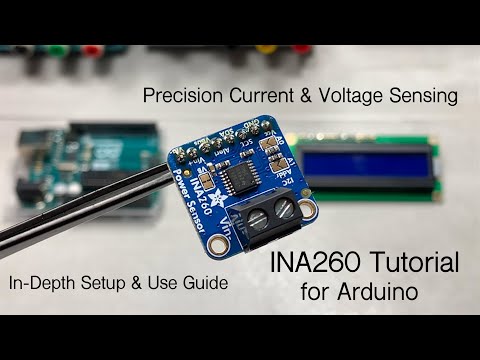 Adafruit INA260 Arduino Tutorial with LCD | Precision Voltage & Current Measurement up to 15Amps