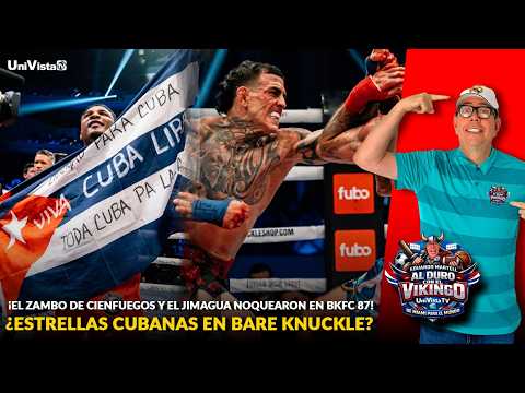 ¡EL ZAMBO DE CIENFUEGOS Y EL JIMAGUA DE MARIANAO NOQUEARON EN BKFC 87 EN MIAMIi! #bkfc