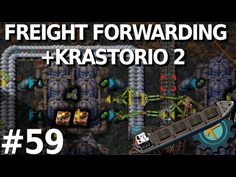 Factorio Freight Forwarding K2 20x #59 — Lithium Batteries! 🔋
