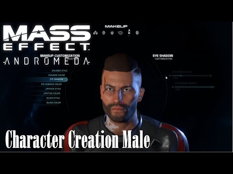 Mass Effect Andromeda: Character Creation Male (Detailed Ultra Graphics Settings)