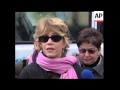 WRAP Jane Fonda Visits Refugee Camp Arafat Meets Spanish MPs