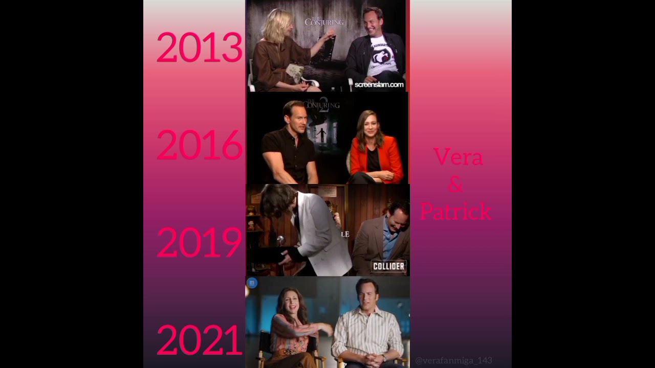 Vera Farmiga & Patrick Wilson -Joking around while being interviewed ♥