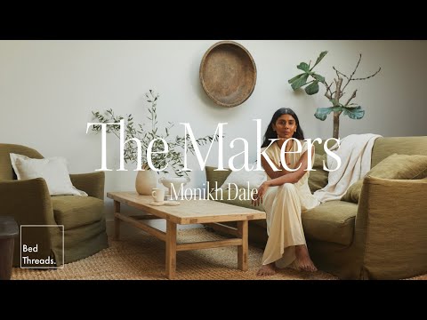 How Monikh Dale Created a Villa Oasis in Bustling London | The Makers Home Tours | Bed Threads