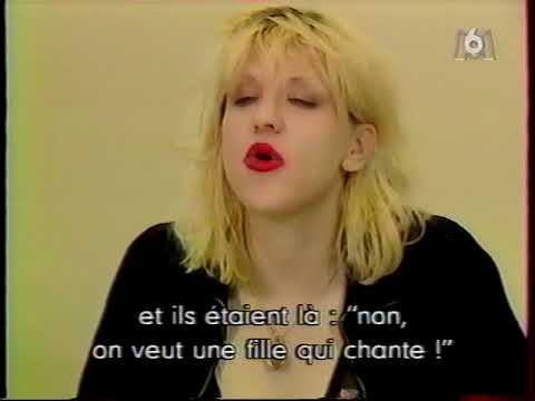 Courtney Love 12 July 1993 French tv M6 'Métal Express' : interview