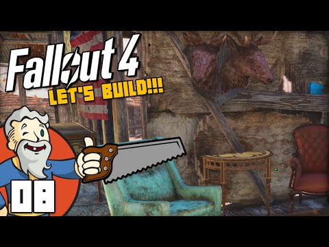 "COZY HERMIT MAN CAVE!!!" Fallout 4 LET'S BUILD Part 8 - 1080p HD PC Gameplay Walkthrough
