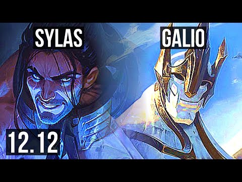 SYLAS vs GALIO (MID) | 13/1/14, Rank 7 Sylas, Legendary | TR Grandmaster | 12.12