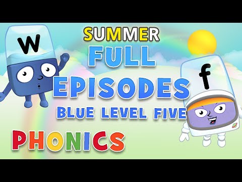 #SummerLearning Alphablocks - Blue Level Five | FULL EPISODES 13-15 | Learn to Read | #HomeSchooling