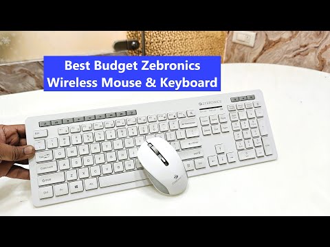 Best Budget Zebronics Wireless Mouse & Keyboard (Zeb Companion 500 Review & Testing)