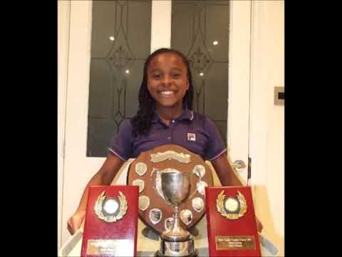 Jaquelyn Ogunwale 9 year old All Court Attacking Tennis Player from Great Britain