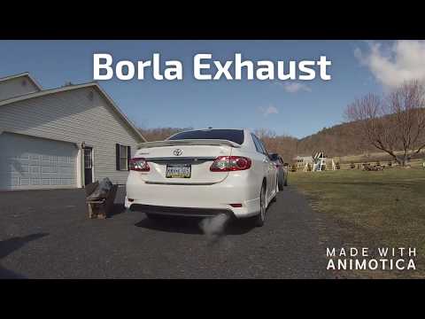 2013 Toyota Corolla Borla Exhaust