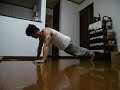 400 push ups＋L sit 腕立て伏せ400回＋L sit