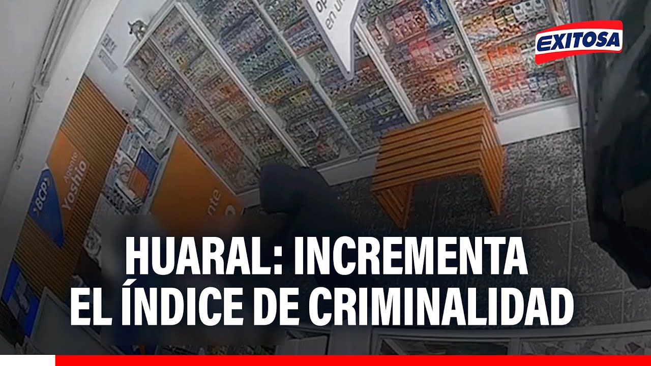 🔴🔵 Provincia de Huaral alcanza su mayor índice de criminalidad