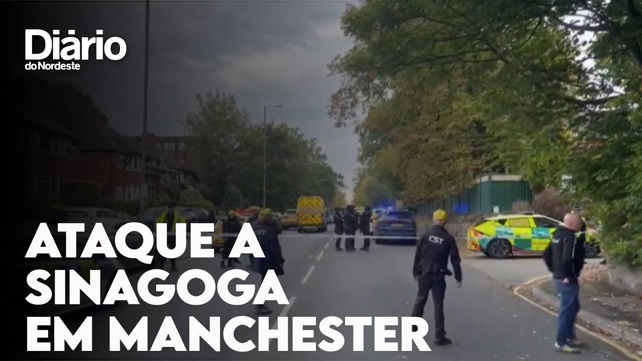 Imagem da notícia Ataque em sinagoga deixa mortos e feridos em Manchester 