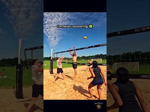 i love playing injured #volleyball #pov #gopro