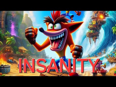 Crash Bandicoot - Insanity Beach - PS1 - Emulated on Android using Retroarch