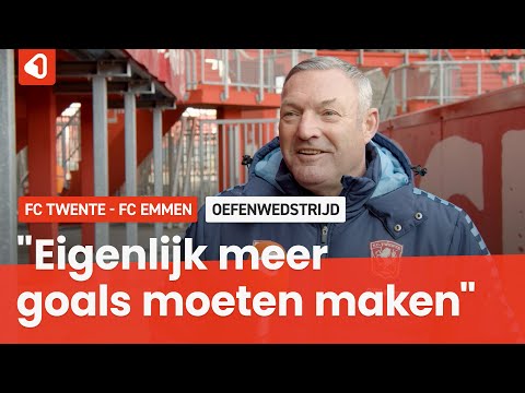 Jans ziet FC Twente in oefenwedstrijd opnieuw moeilijk tot scoren komen