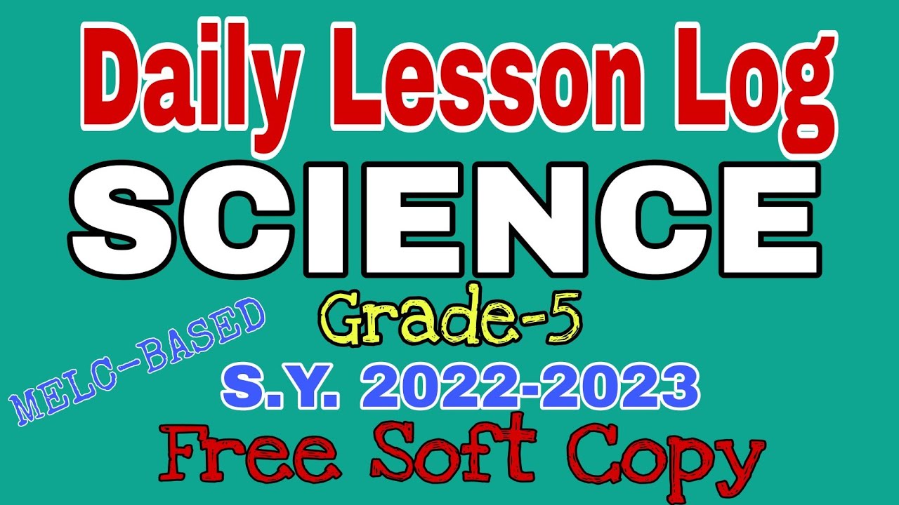 Daily Lesson Log in Science