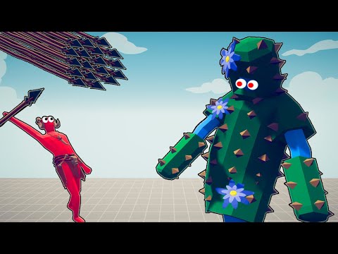 EVERY GOD vs CACTUS GIANT - Totally Accurate Battle Simulator | TABS