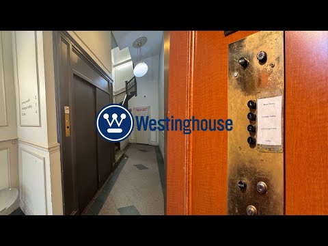 SUPER EPIC Westinghouse Black Button Traction Elevator - 30 Newbury St. in Boston, MA.