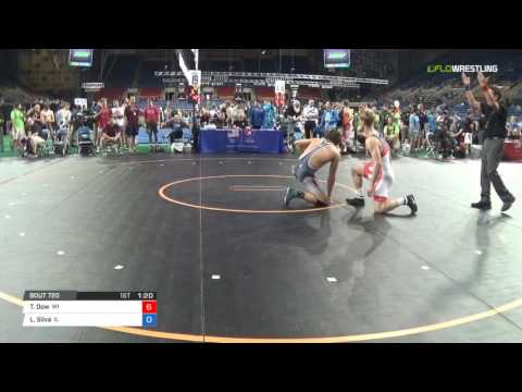 Junior GR 160 Round of 32 - Tyler Dow (WI) vs. Luke Silva (IL)