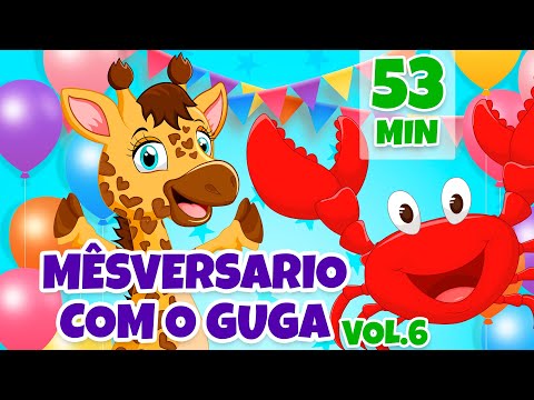 Mêsversario com o Guga Vol. 6 - Giramille 53 min | Desenho Animado Musical