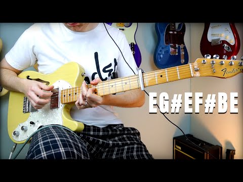 EG#EF#BE - Eadd9 - (Alternative Tunings For Math Rock Guitar)