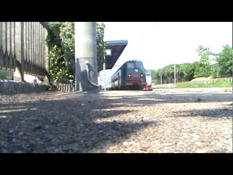 Regionale Milano Mantova con pilota Mazinga in testa