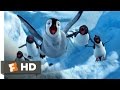 Happy Feet 4 10 Movie CLIP Sliding Down The Ice 2006 HD
