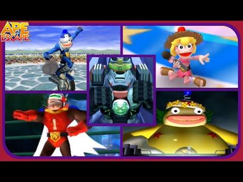 Ape Escape 2 – Alle Boss-Begegnungen – KEIN SCHADEN!!