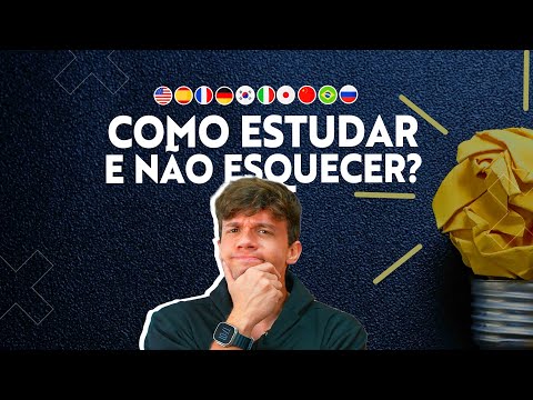 Aula do Fernando Poliglota: Como estudar e não esquecer?